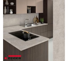 Столешница для кухни Egger 3000х600x38мм с торцевыми планками. Цвет - Травертин Кале