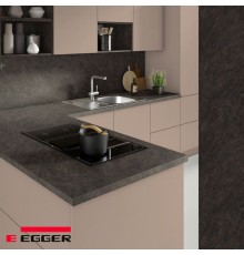 Столешница для кухни Egger 3000х600x38мм с торцевыми планками. Цвет - Сланец Чуприя