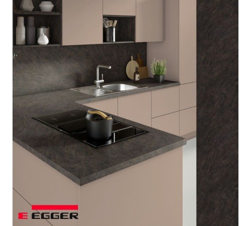 Приобрести Столешница для кухни Egger 3000х600x38мм с торцевыми планками. Цвет - Сланец Чуприя в магазине TheBigHouse.ru
