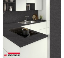 Столешница для кухни Egger 3000х600x38мм с торцевыми планками. Цвет - Сланец Скиваро