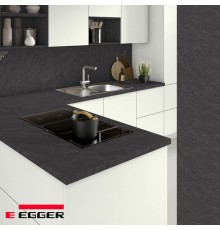 Столешница для кухни Egger 3000х600x38мм с торцевыми планками. Цвет - Сланец Скиваро