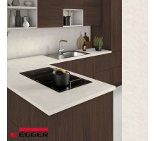 Столешница для кухни Egger 3000х600x38мм с торцевыми планками. Цвет - Мрамор Кремона