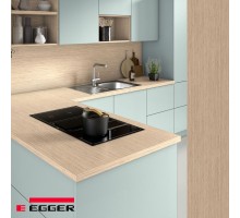 Столешница для кухни Egger 3000х600x38мм с торцевыми планками. Цвет - Дуб Тонсберг натуральный