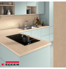 Столешница для кухни Egger 3000х600x38мм с торцевыми планками. Цвет - Дуб Тонсберг натуральный