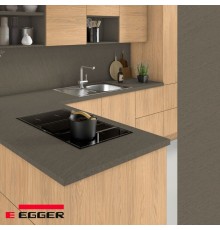 Столешница для кухни Egger 3000х600x38мм с торцевыми планками. Цвет - Базальтино терра