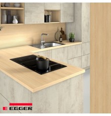 Столешница для кухни Egger 3000х600x38мм с торцевыми планками. Цвет - Дуб Виченца