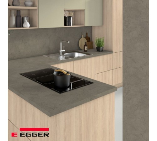 Заказать Столешница для кухни Egger 3000х600x38мм с торцевыми планками. Цвет - Камень Гави серо-коричневый в магазине TheBigHouse.ru