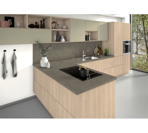 Заказать Столешница для кухни Egger 3000х600x38мм с торцевыми планками. Цвет - Камень Гави серо-коричневый в магазине TheBigHouse.ru