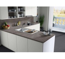 Столешница для кухни Egger 3000х600x38мм с торцевыми планками. Цвет - Камень Пьетра Гриджиа антрацит