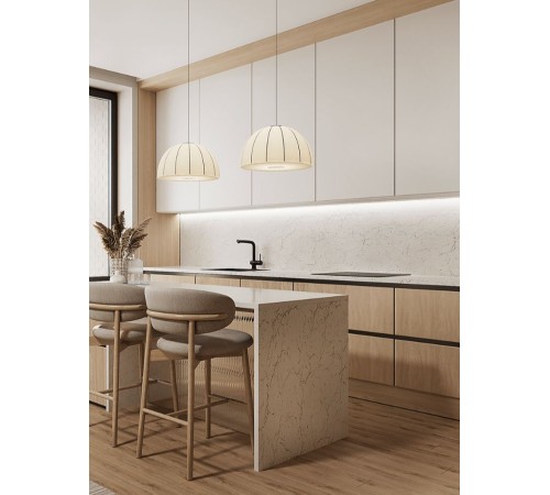 Приобрести Кухонный фартук на стену ULTRADECOR 3000x600 мм. Цвет - Мрамор Марквина Белый в магазине TheBigHouse.ru