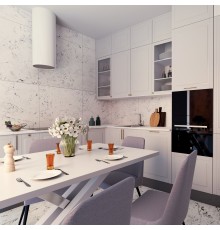 Кухонный фартук на стену Скиф 3000x600 мм. Цвет - Полярная звезда
