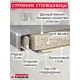 Заказать Столешница для кухни Egger 3000х600x38мм с торцевыми планками. Цвет - Гранит Кашиа светло-серый в магазине TheBigHouse.ru